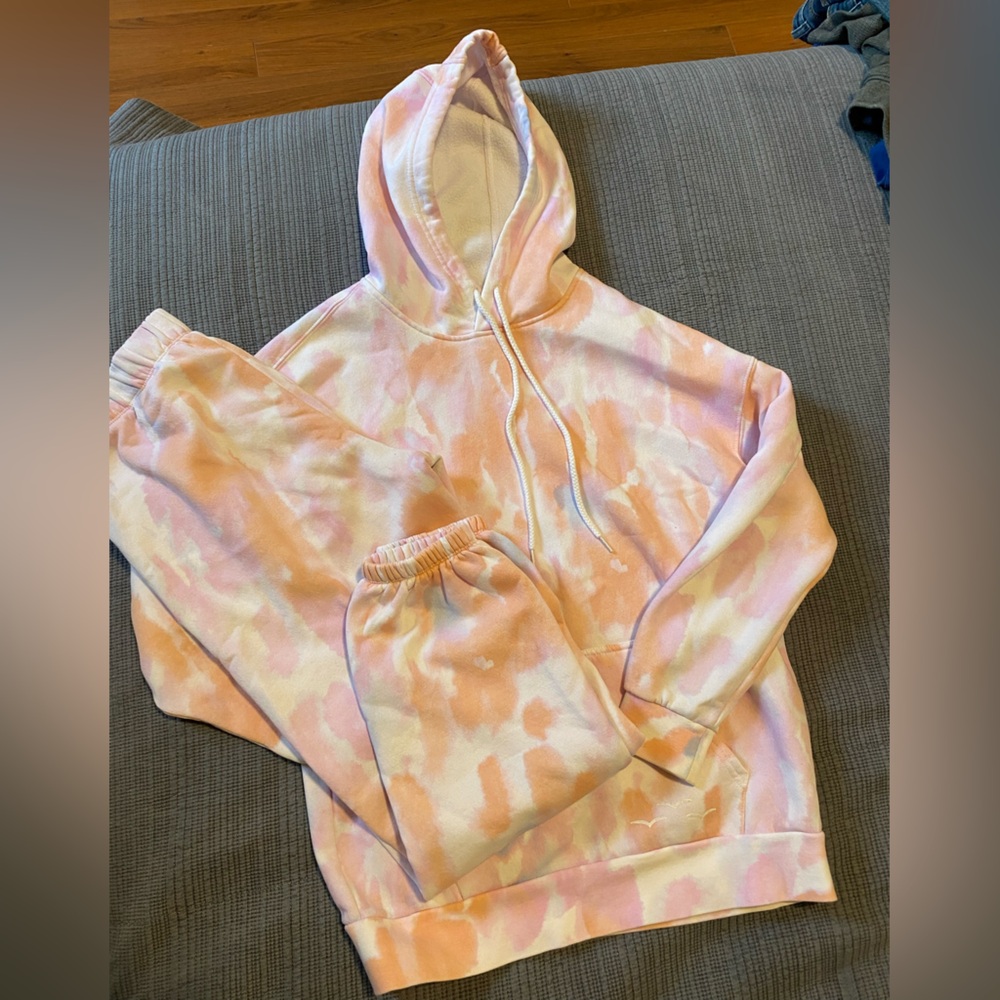 Lazy Pants Tie-Dye Hoodie and Sweatpants Set